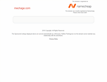 Tablet Screenshot of mechage.com